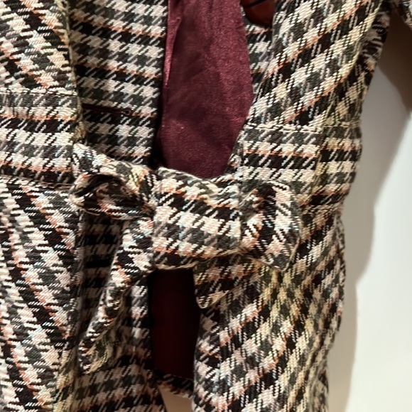 Guess Houndstooth Jacket with Belt - Picture 3 of 10